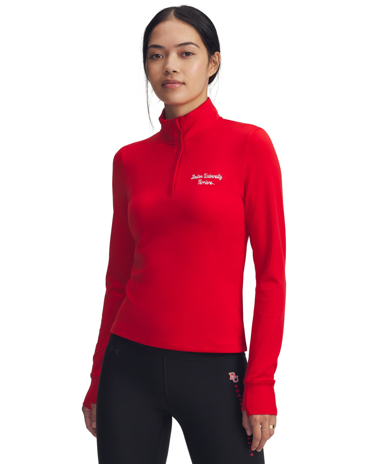 UA Motion Collegiate Women's ¼ Zip - Red