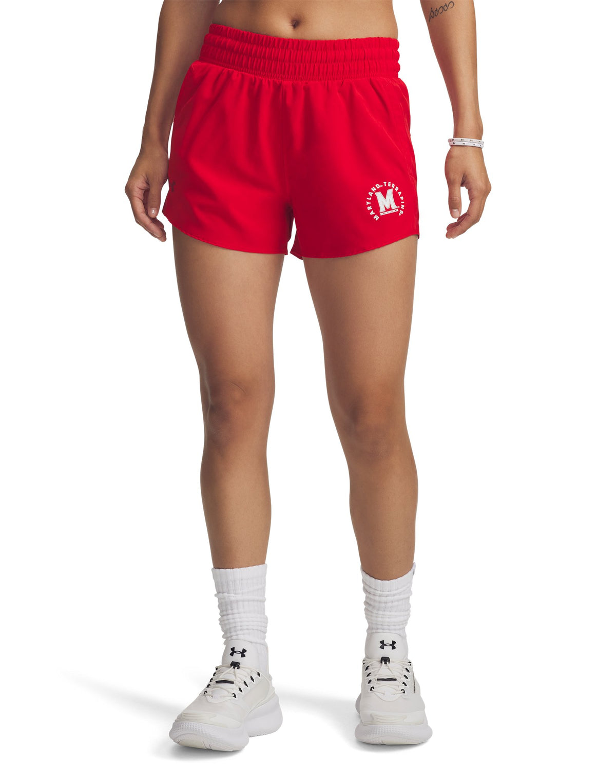 UA Flex Woven Collegiate Women's Shorts - Red