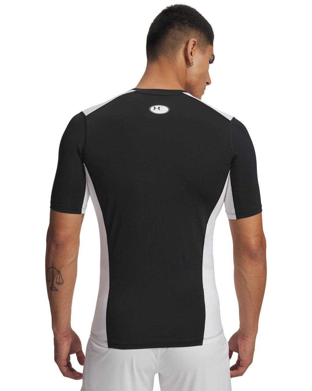 HeatGear® Color Block Men's Short Sleeve - Black
