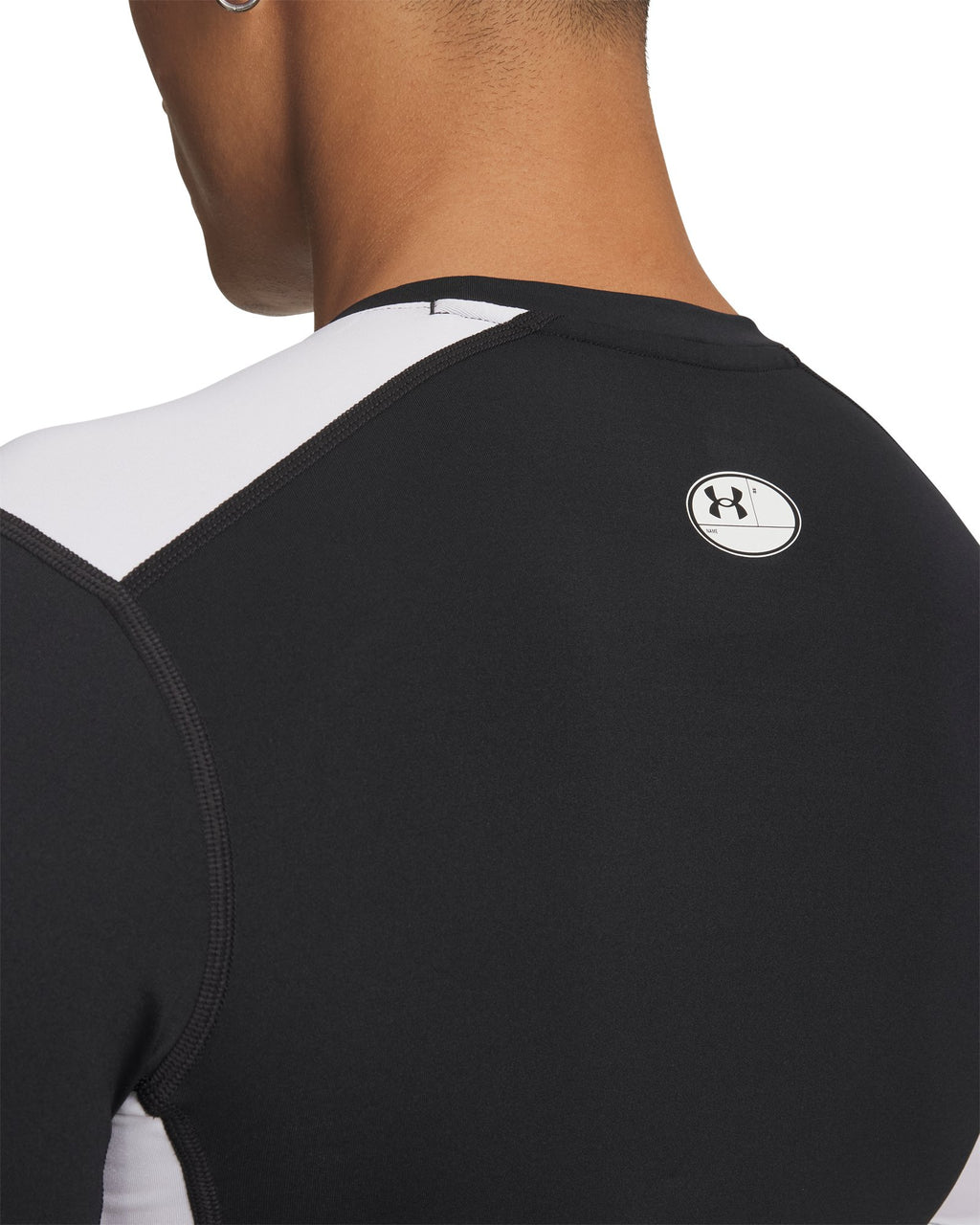 HeatGear® Color Block Men's Short Sleeve - Black