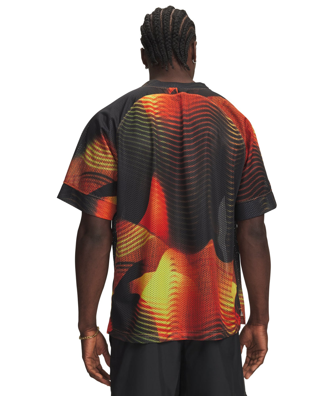UA Icon Mesh Men's Short Sleeve Jersey - Black
