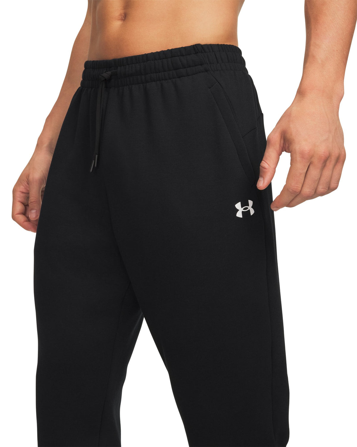UA Flex Fleece Tapered Men's Pants - Black