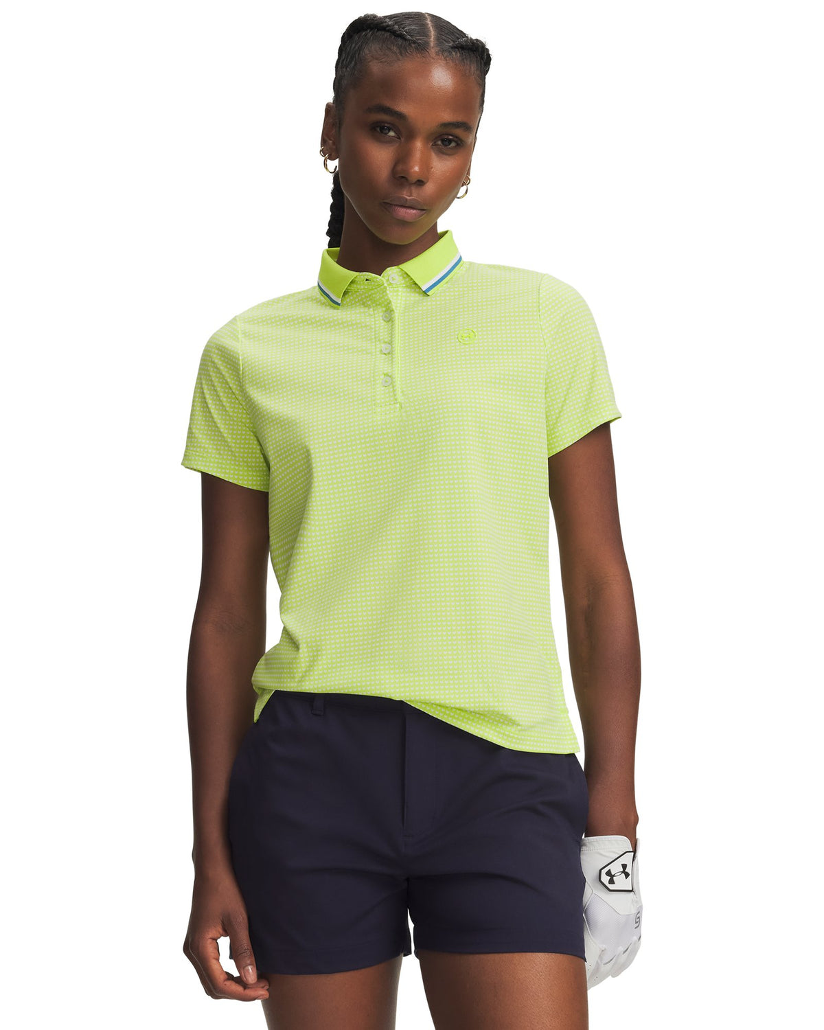UA ArmourDry Printed Women's Polo - Green