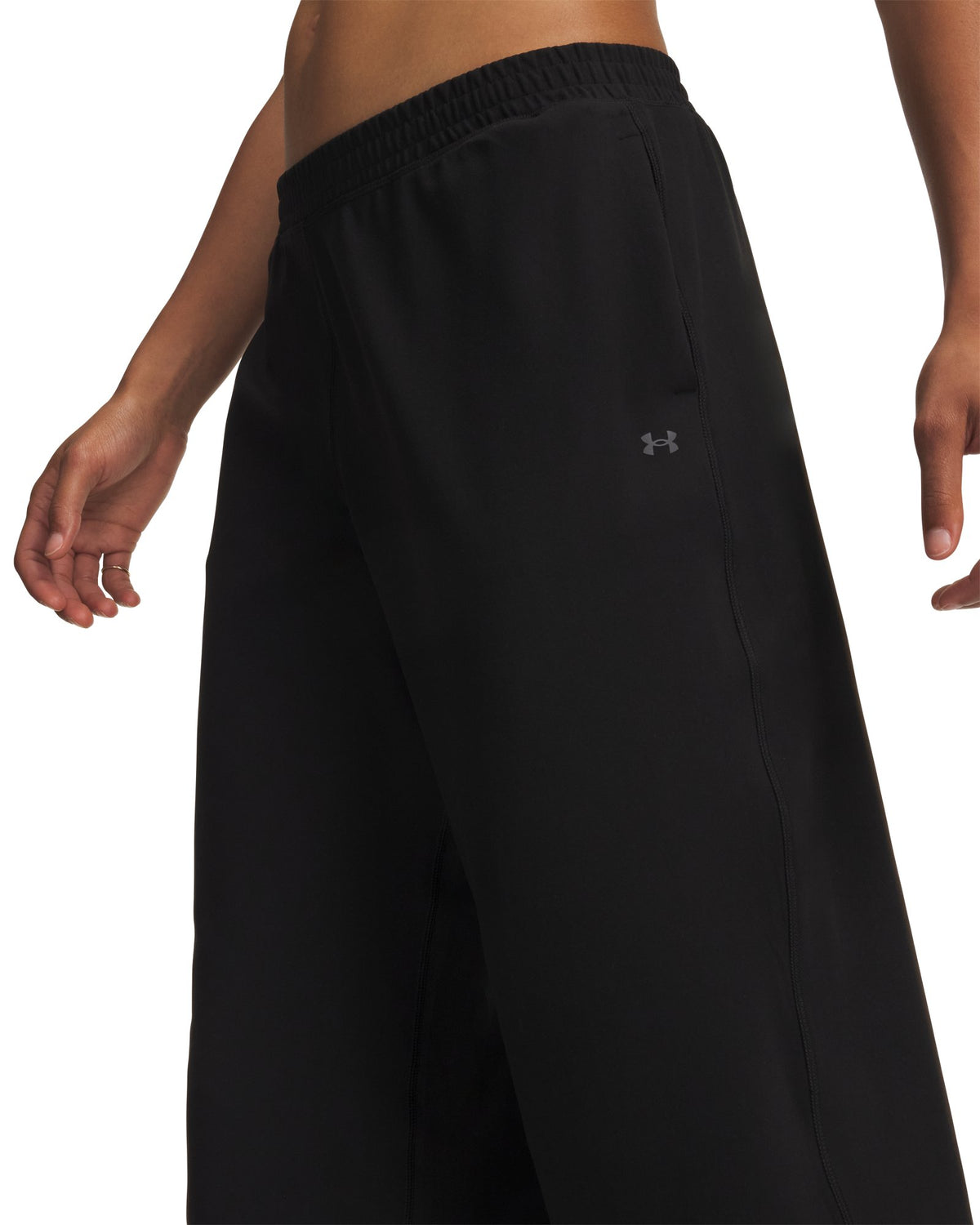 UA Motion Women's Wide Leg Pants - Black