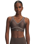 UA Infinity Mid Novelty Women's Sports Bra - Brown