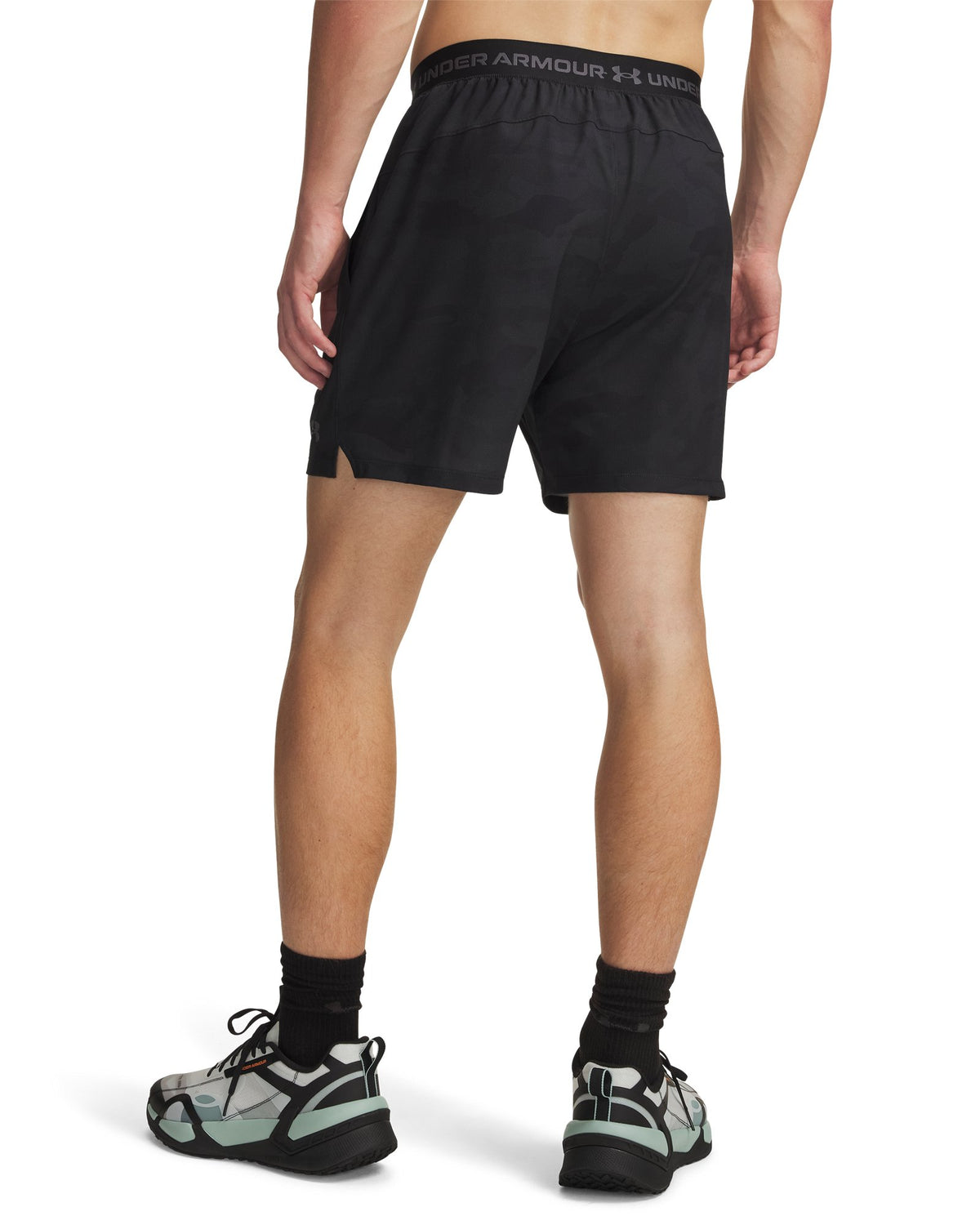 UA Vanish Woven 2.0 Printed Men's 6" Shorts - Black