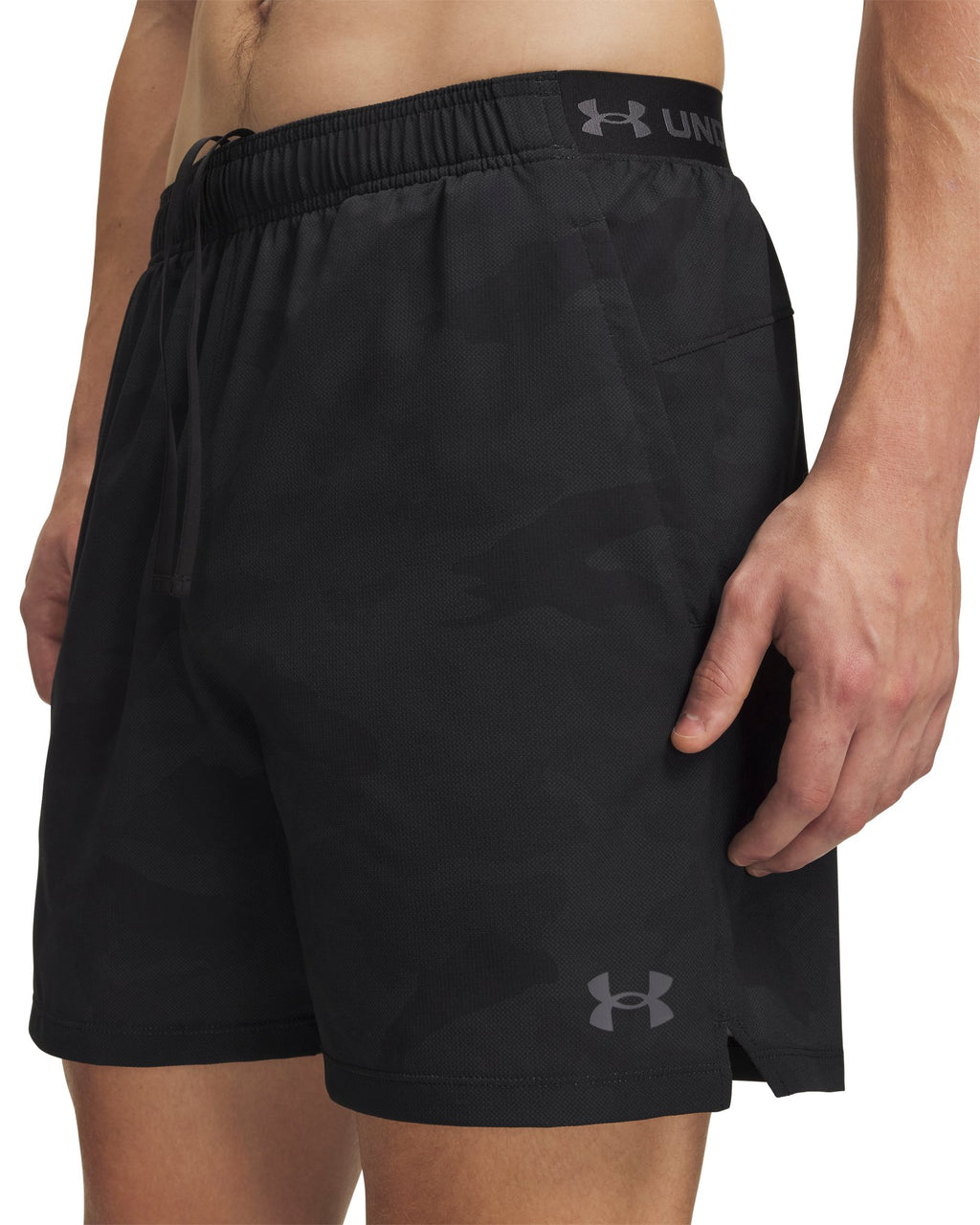 UA Vanish Woven 2.0 Printed Men's 6" Shorts - Black