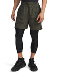 UA Vanish Woven 2.0 Printed Men's 6" Shorts - Green