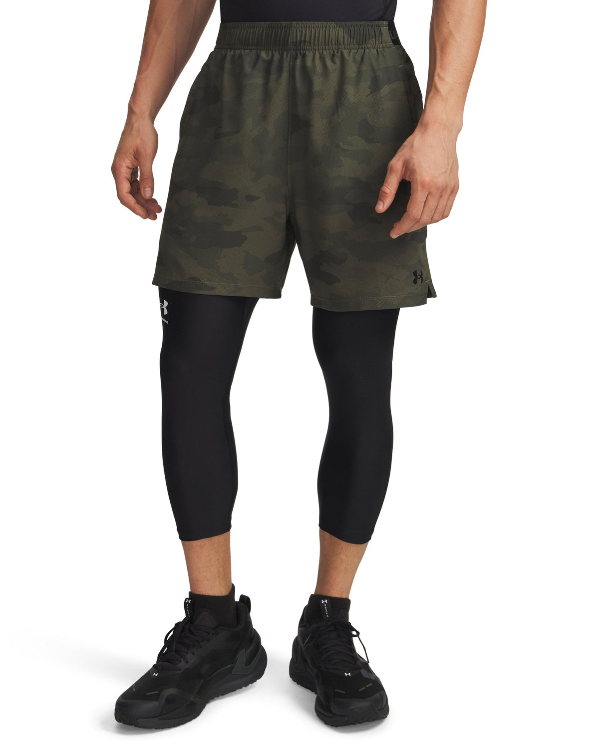UA Vanish Woven 2.0 Printed Men's 6" Shorts - Green