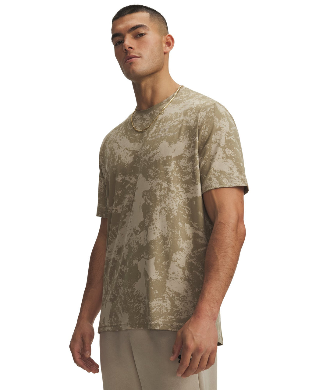 UA Vanish Energy Printed Men's Short Sleeve - Brown