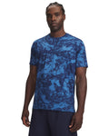 UA Vanish Energy Printed Men's Short Sleeve - Blue