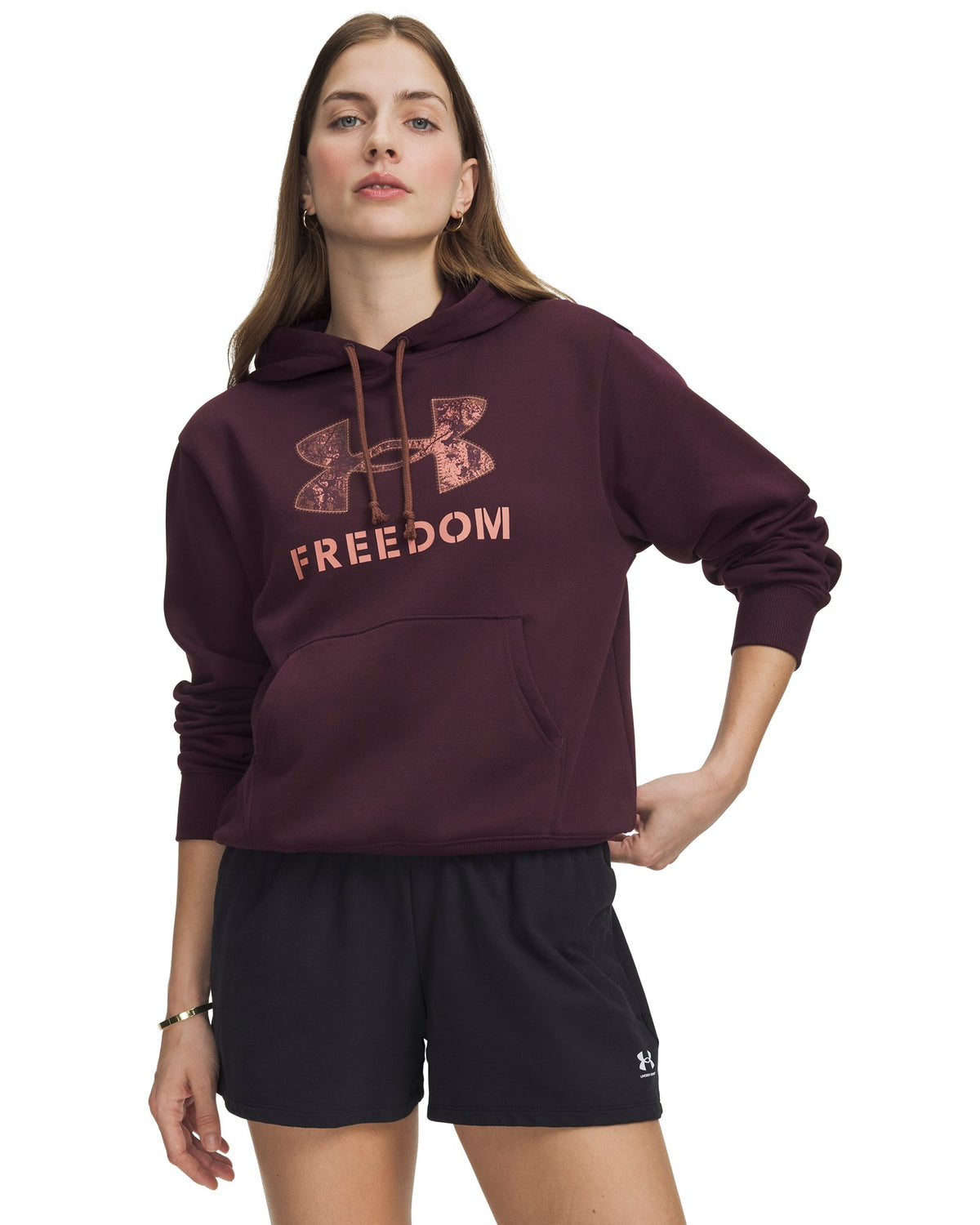 UA Freedom Rival Fleece Women's Hoodie - Red