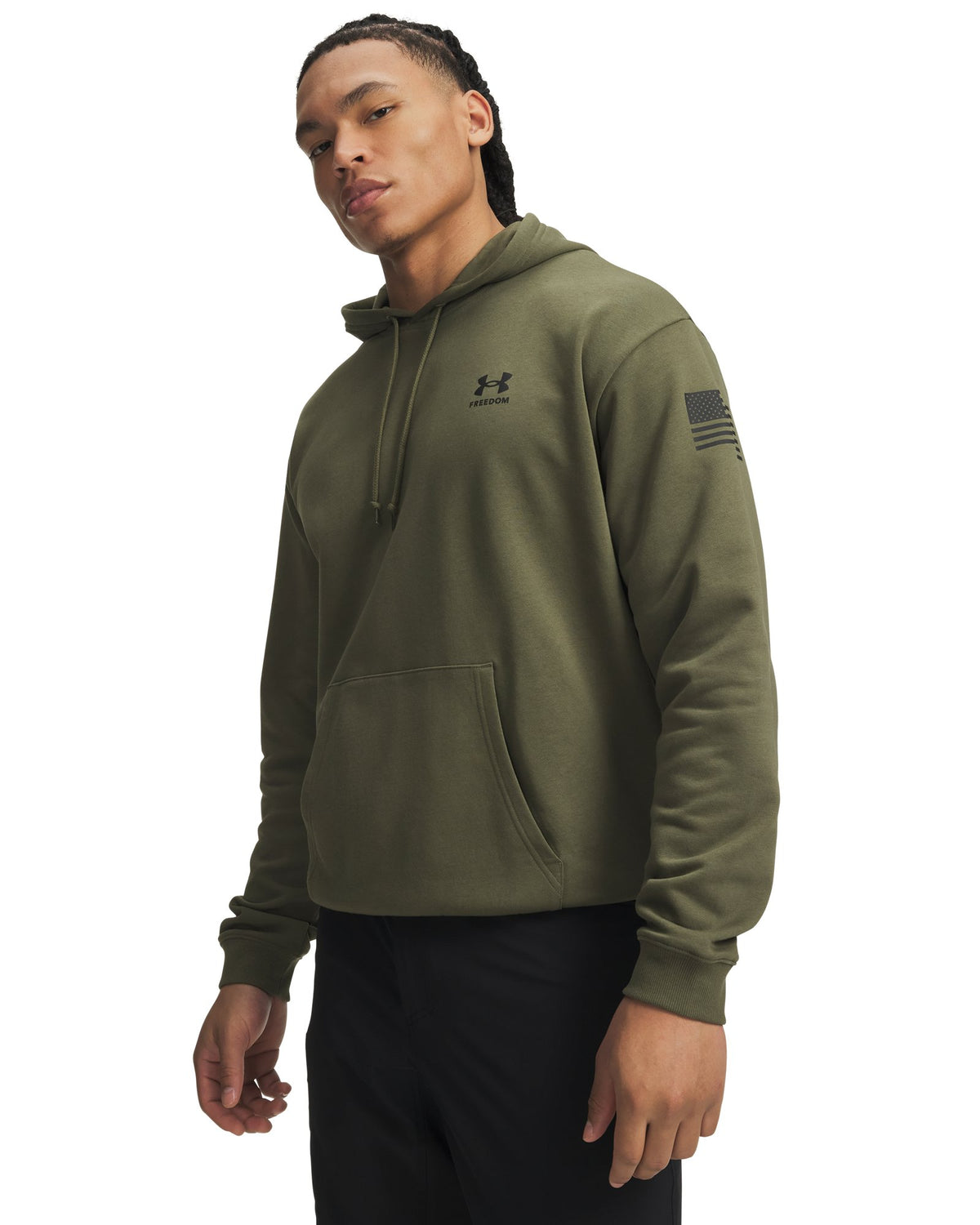 UA Freedom Flag Men's Hoodie - Green