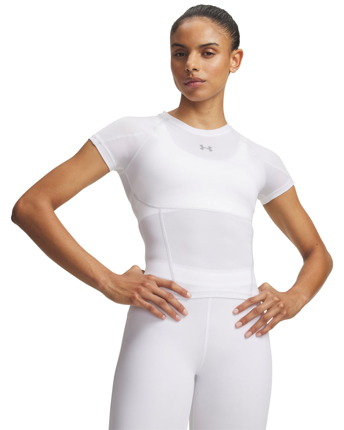 HeatGear® Elite Women's Short Sleeve - White