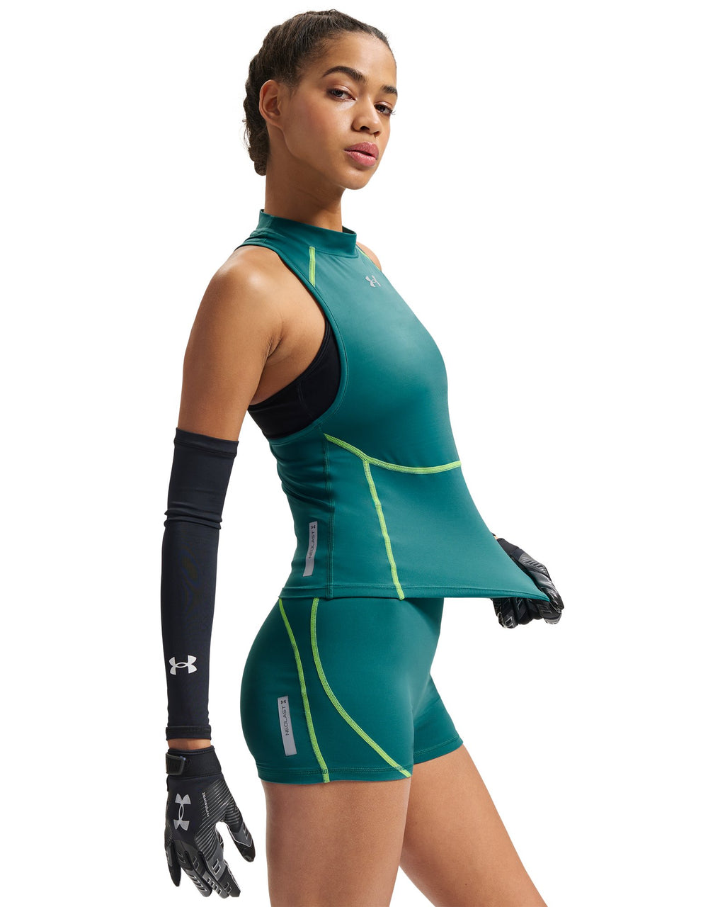 HeatGear® Elite Women's Mock Tank - Green