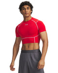 HeatGear® Elite Men's Compression Crop Short Sleeve - Red