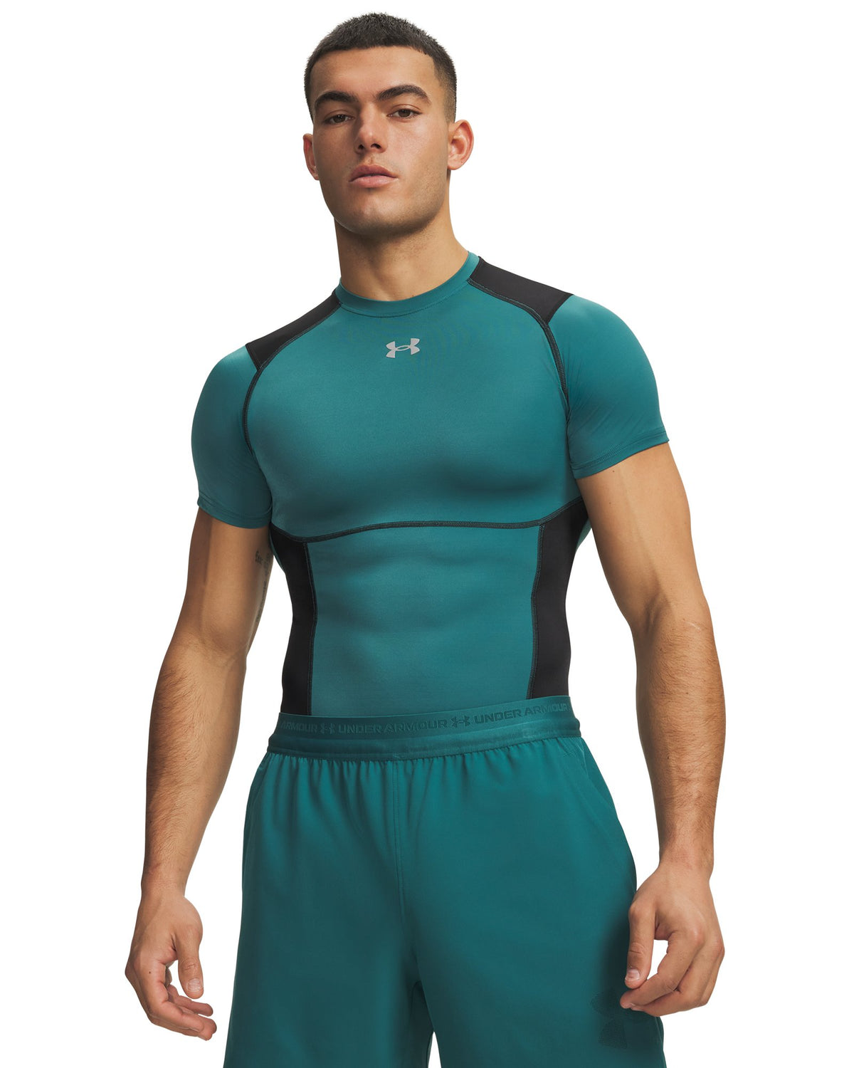 HeatGear® Elite Men's Compression Short Sleeve - Green
