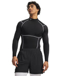 HeatGear® Elite Men's Compression Mock Long Sleeve - Black