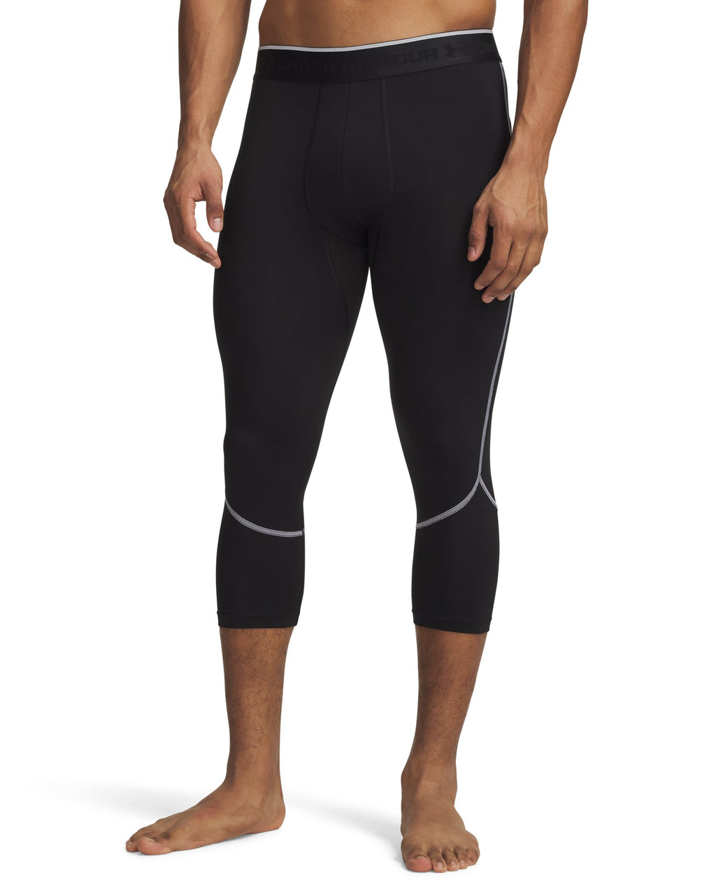 HeatGear® Elite Men's 3/4 Leggings - Black