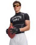 HeatGear® Elite All-America Men's Mock Short Sleeve - Black