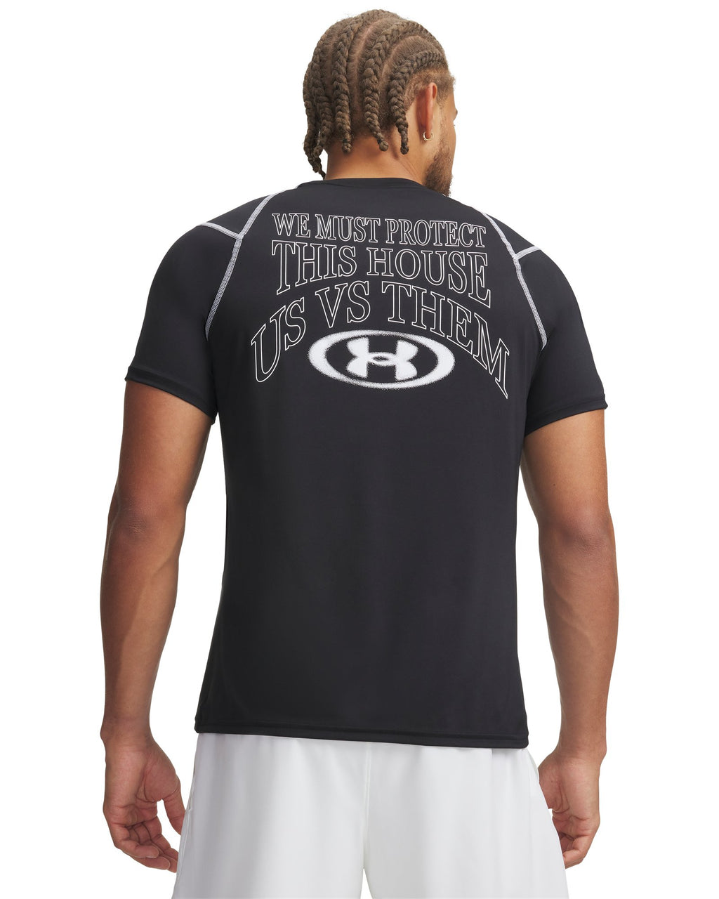 HeatGear® Elite All-America Men's Fitted Short Sleeve - Black