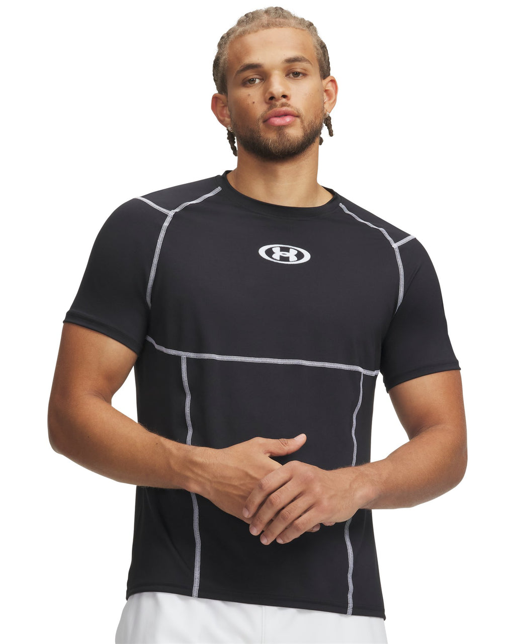 HeatGear® Elite All-America Men's Fitted Short Sleeve - Black