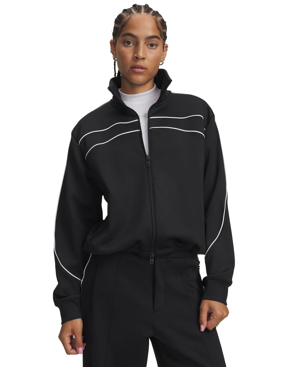 UA Knit Women's Track Jacket - Black