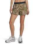 UA Unstoppable Wind Printed Women's Shorts - Gray