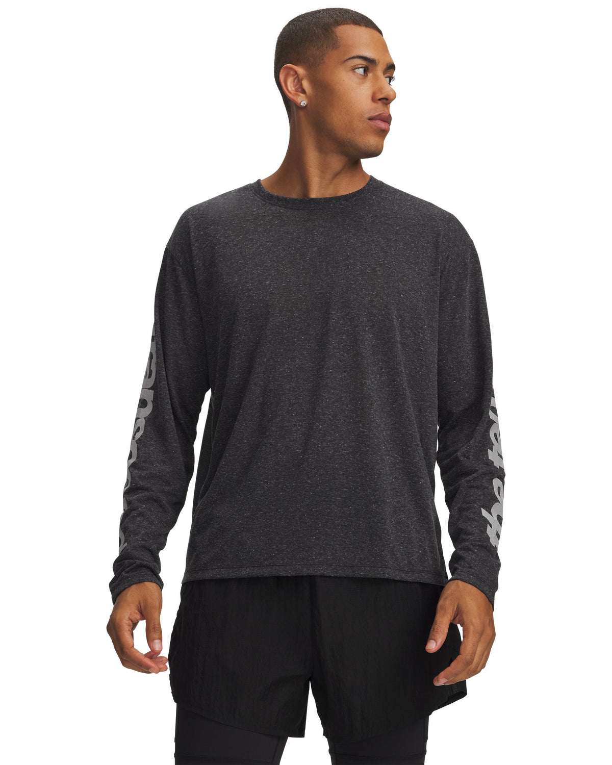 UA HB Run Aeris Men's Long Sleeve - Black