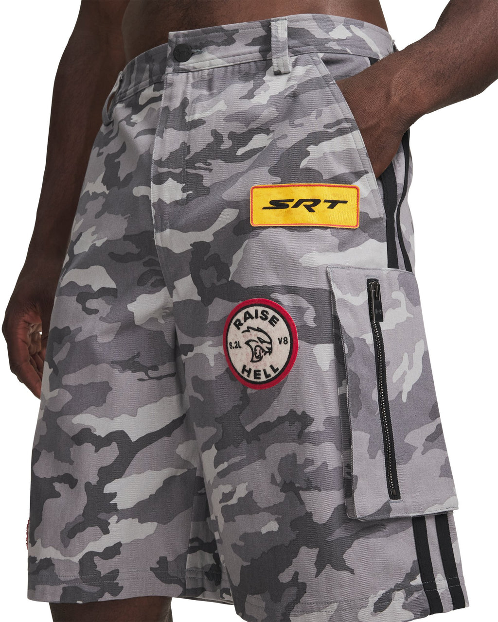UA x Dodge Men's Cargo Shorts - Black