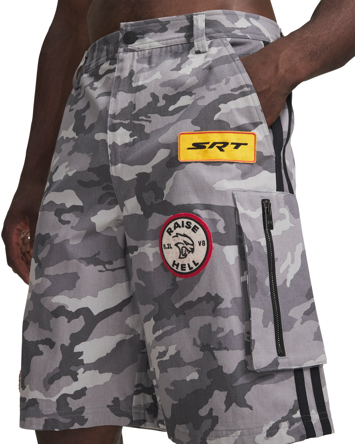 UA x Dodge Men's Cargo Shorts - Black