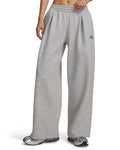 UA Rival Fleece Pleated Varsity Women's Pants - Gray