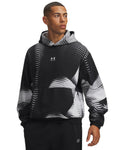 UA Icon Fleece Printed Men's Hoodie - Black