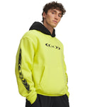 UA Icon Fleece Graphic Men's Hoodie - Yellow