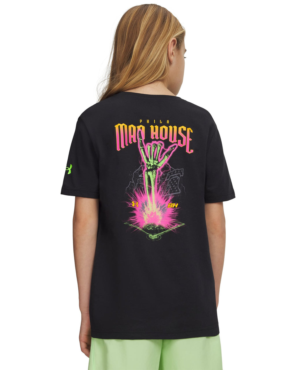 UA Baseball 'Mad House' Boys' Short Sleeve - Black