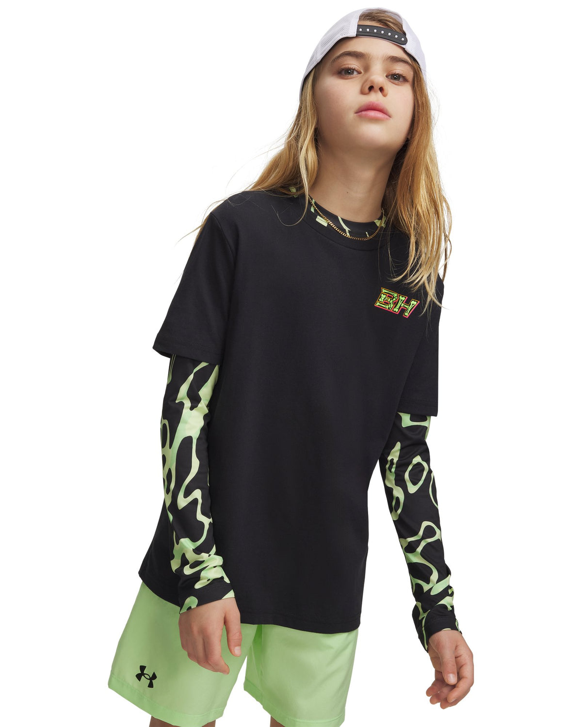 UA Baseball 'Mad House' Boys' Short Sleeve - Black