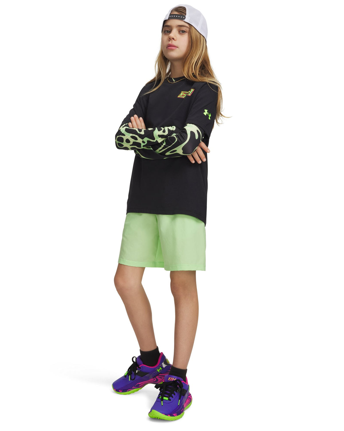 UA Baseball 'Mad House' Boys' Short Sleeve - Black