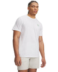 UA Golf Dialed Men's Short Sleeve - White