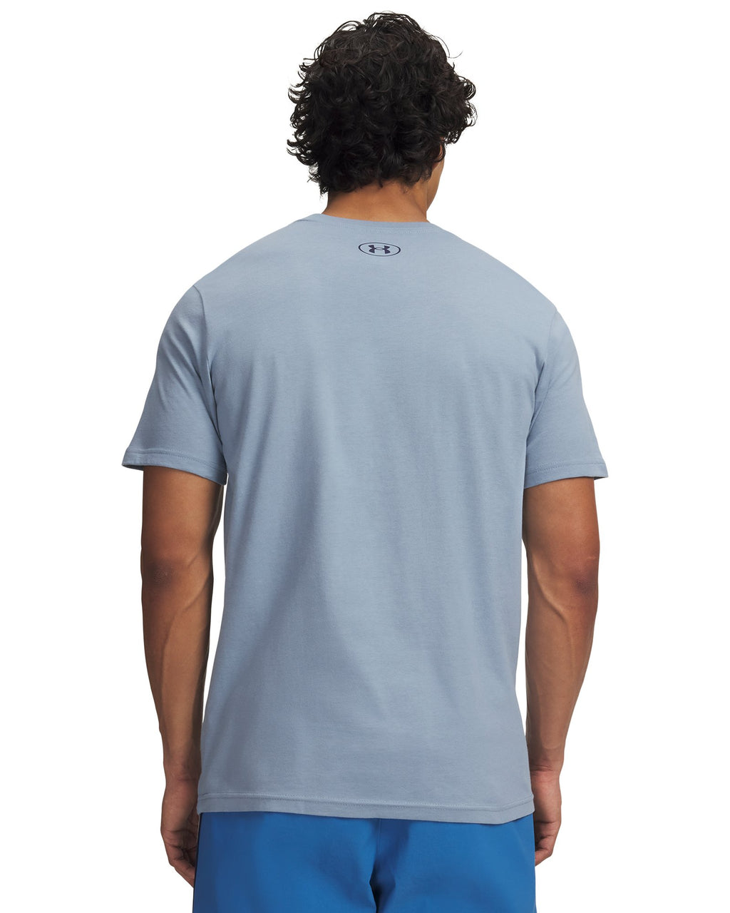 UA Logo Wordmark Men's Short Sleeve - Blue