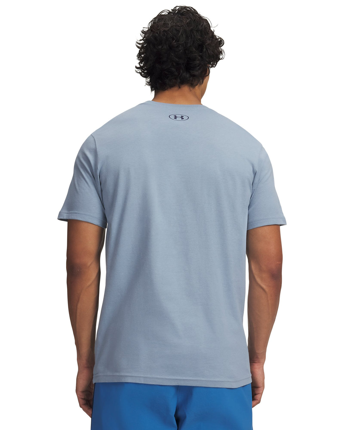 UA Logo Wordmark Men's Short Sleeve - Blue