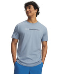 UA Logo Wordmark Men's Short Sleeve - Blue