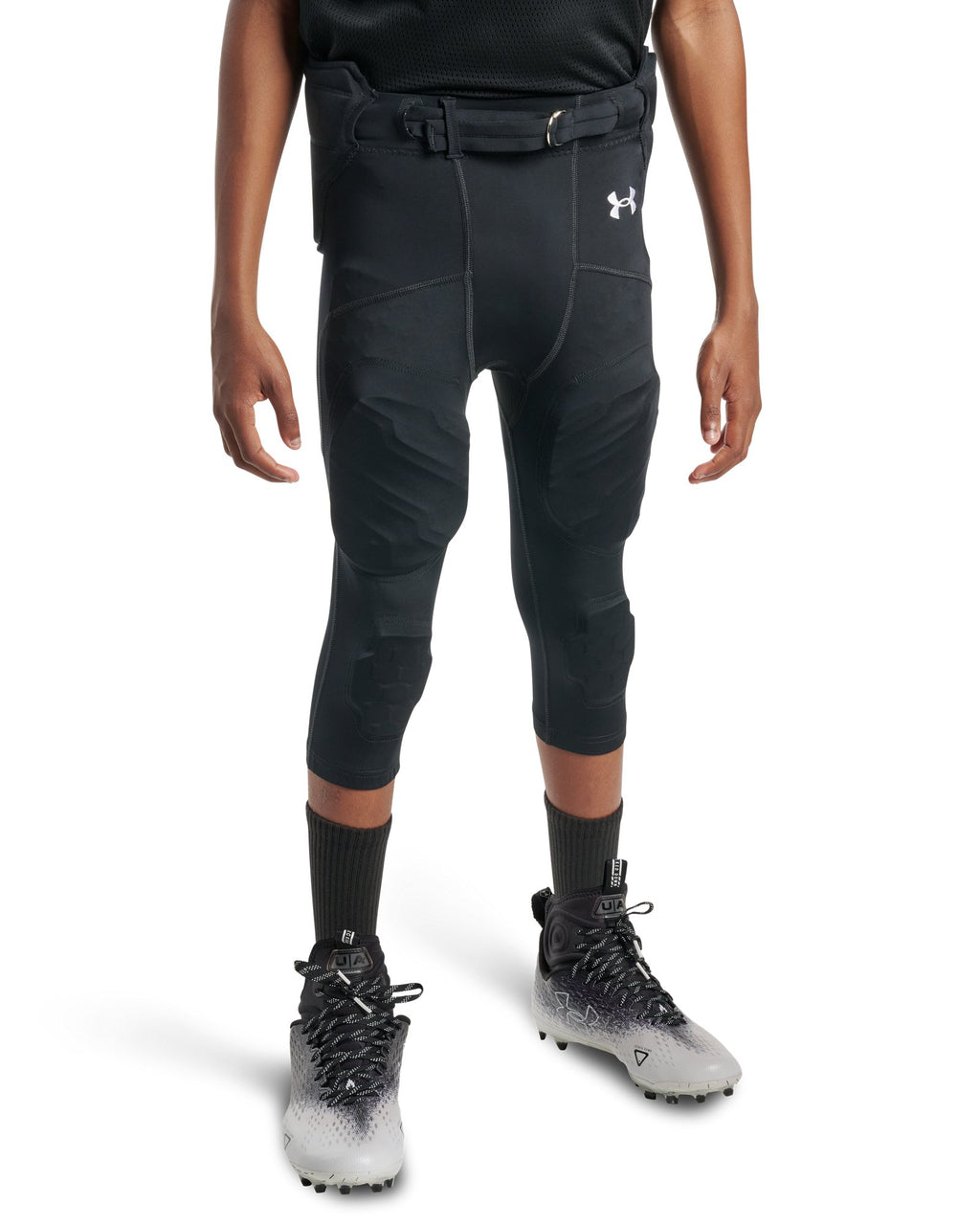 UA Game Day Armour Integrated Kids' Football Pants - Black