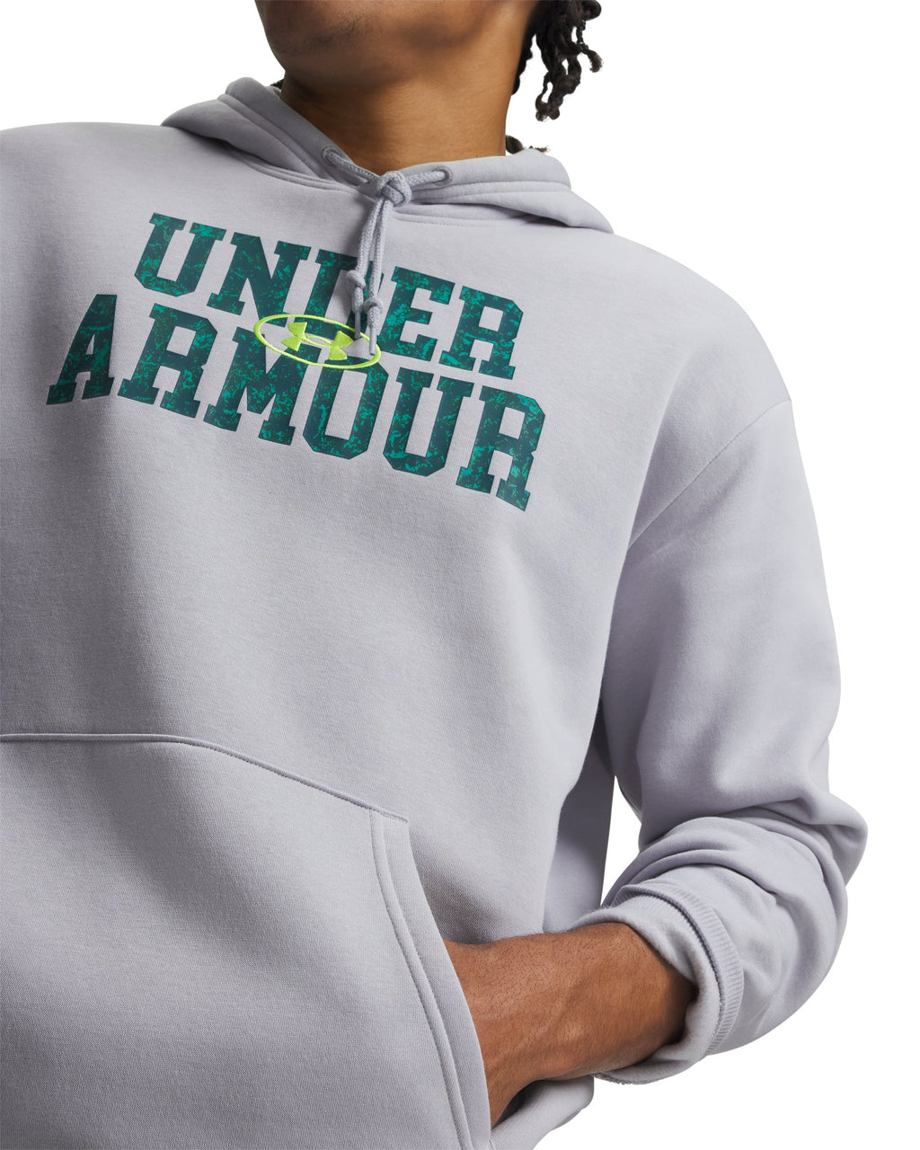 UA Rival Fleece Camo Fill Men's Hoodie - Black
