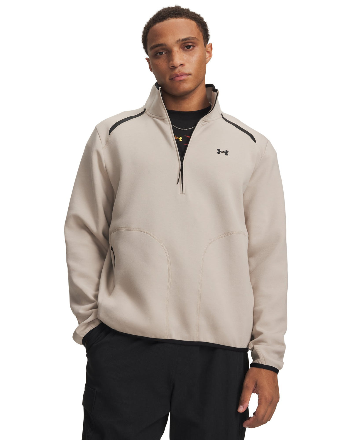 UA Unstoppable Fleece Men's ½ Zip - Brown