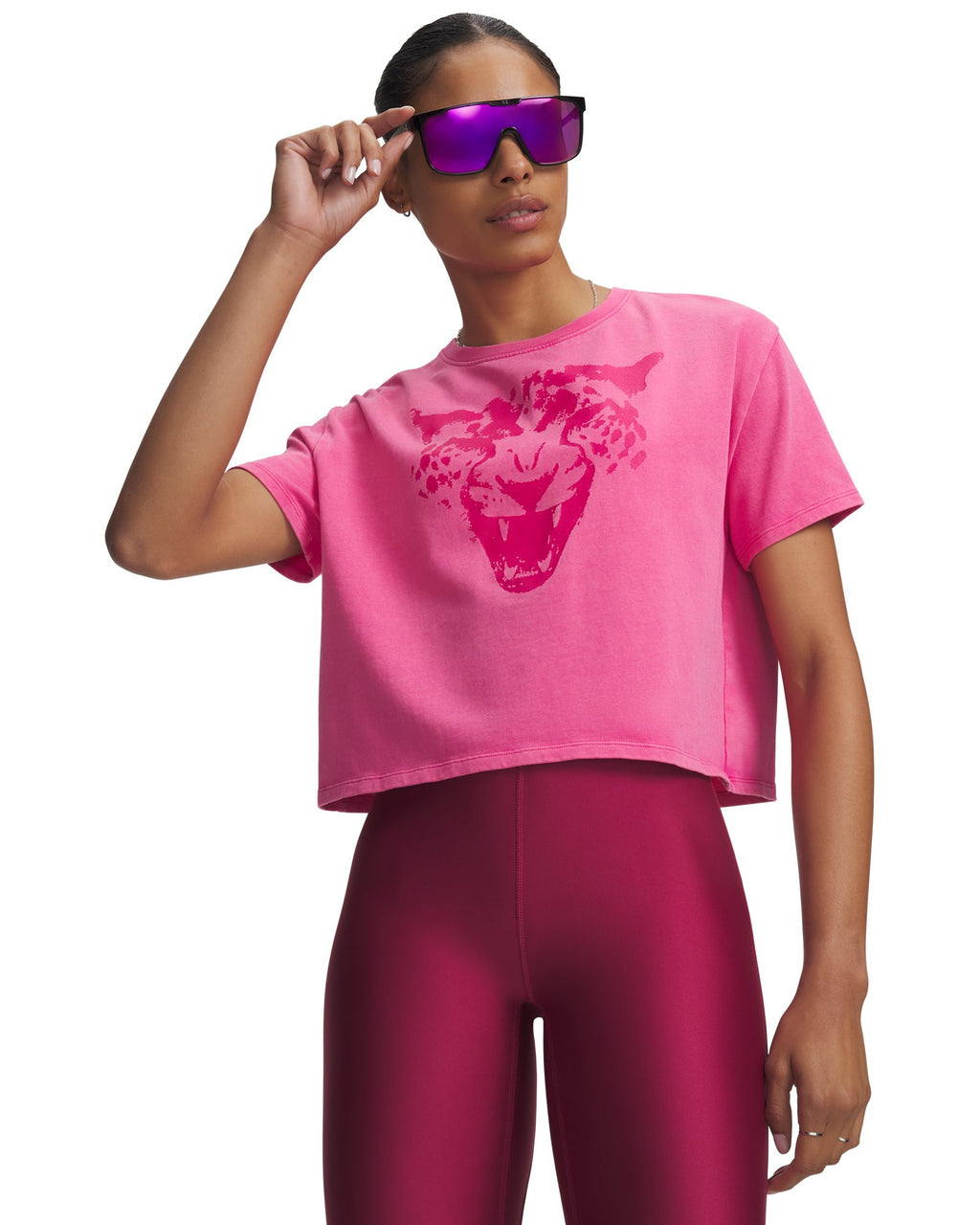 UA Heavyweight City Women's Short Sleeve - Pink