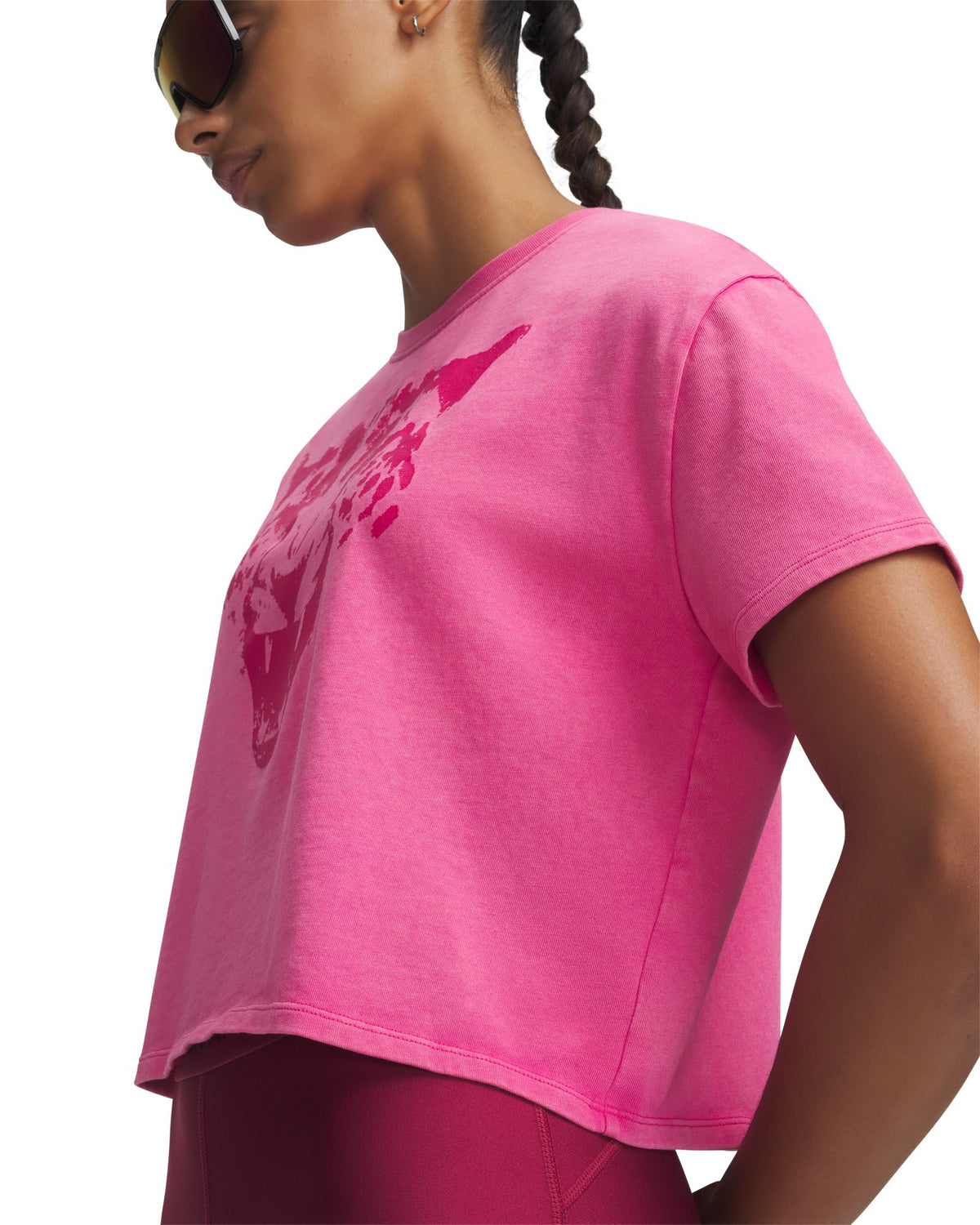 UA Heavyweight City Women's Short Sleeve - Pink