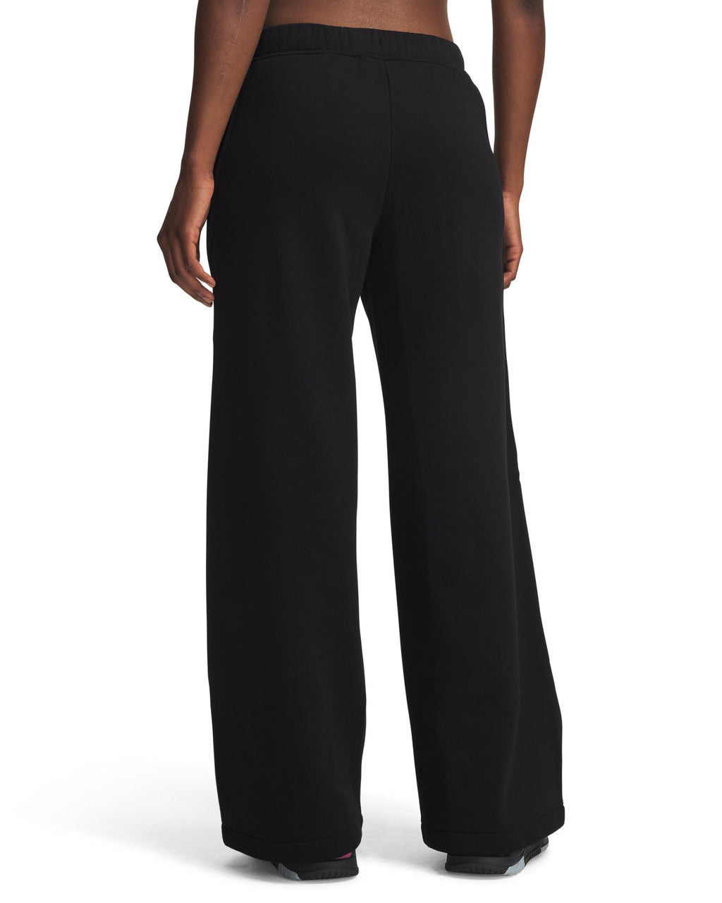 UA Icon Sama Fleece Women's Wide Leg Pants - Black