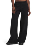 UA Icon Sama Fleece Women's Wide Leg Pants - Black