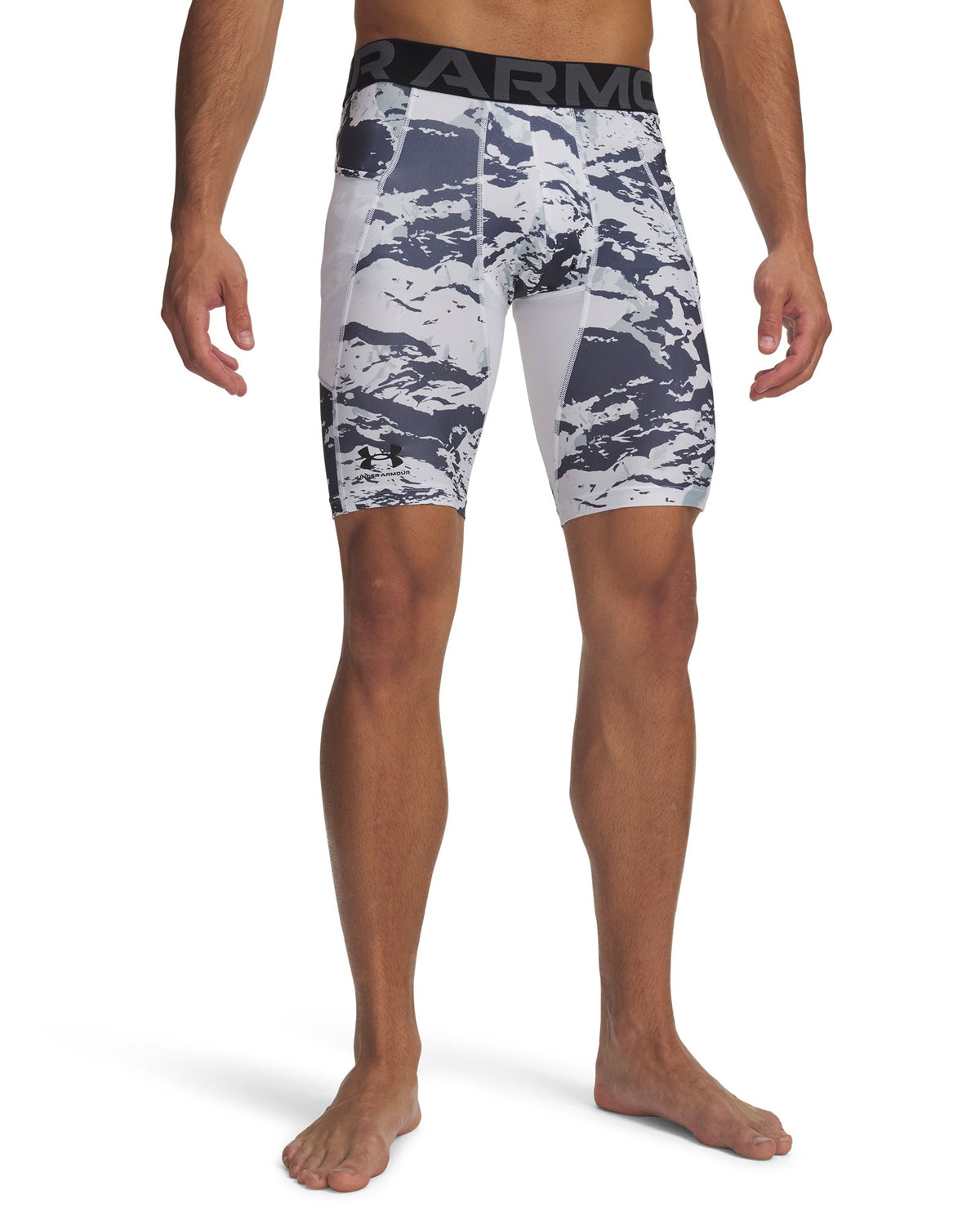 HeatGear® Long Men's Shorts - White