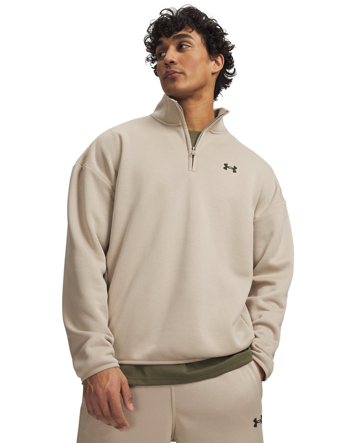Armour Fleece® Men's ¼ Zip - Brown